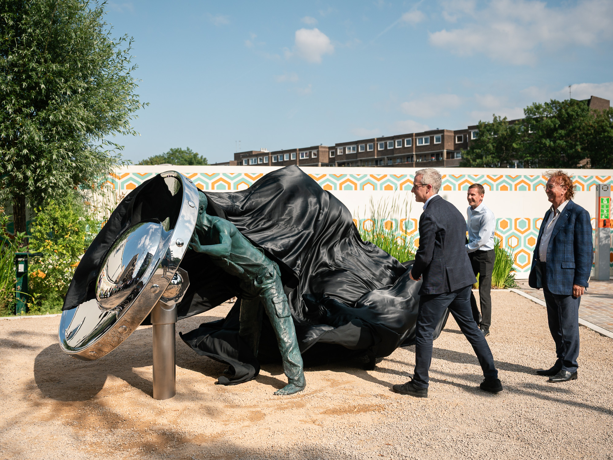 Two striking new sculptures unveiled at The Brentford Project
