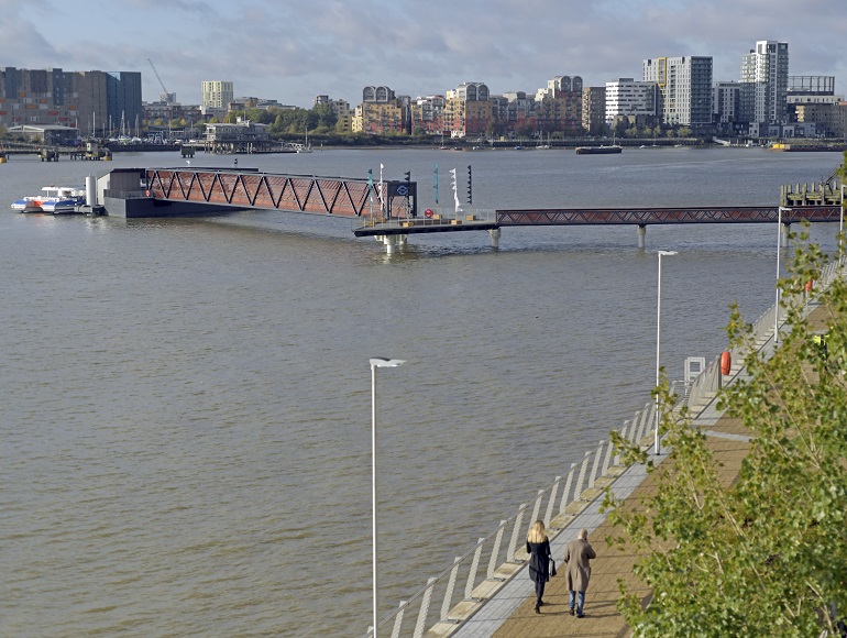 Royal Wharf Pier realises vision for sustainable travel 