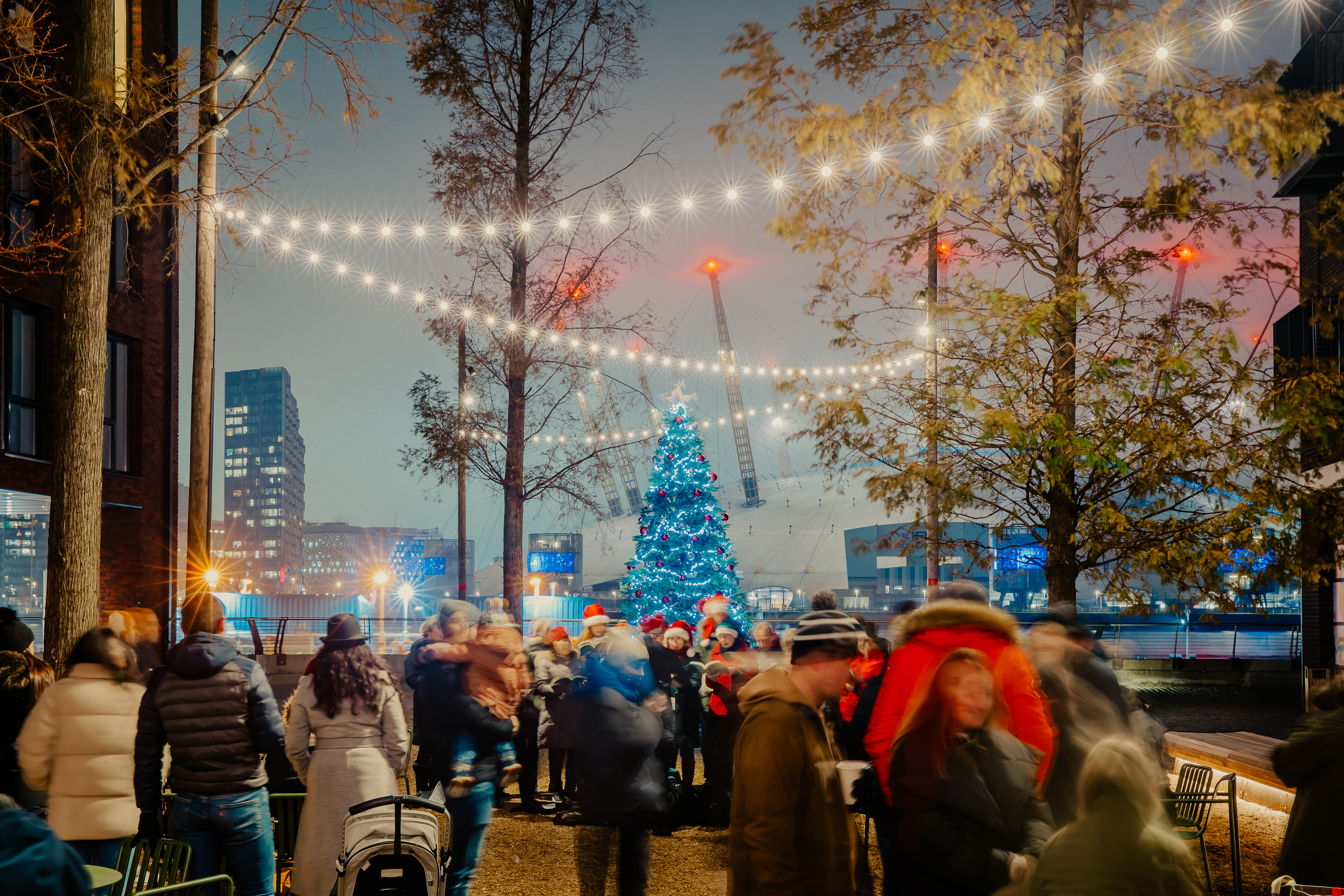 Spreading seasonal cheer in London