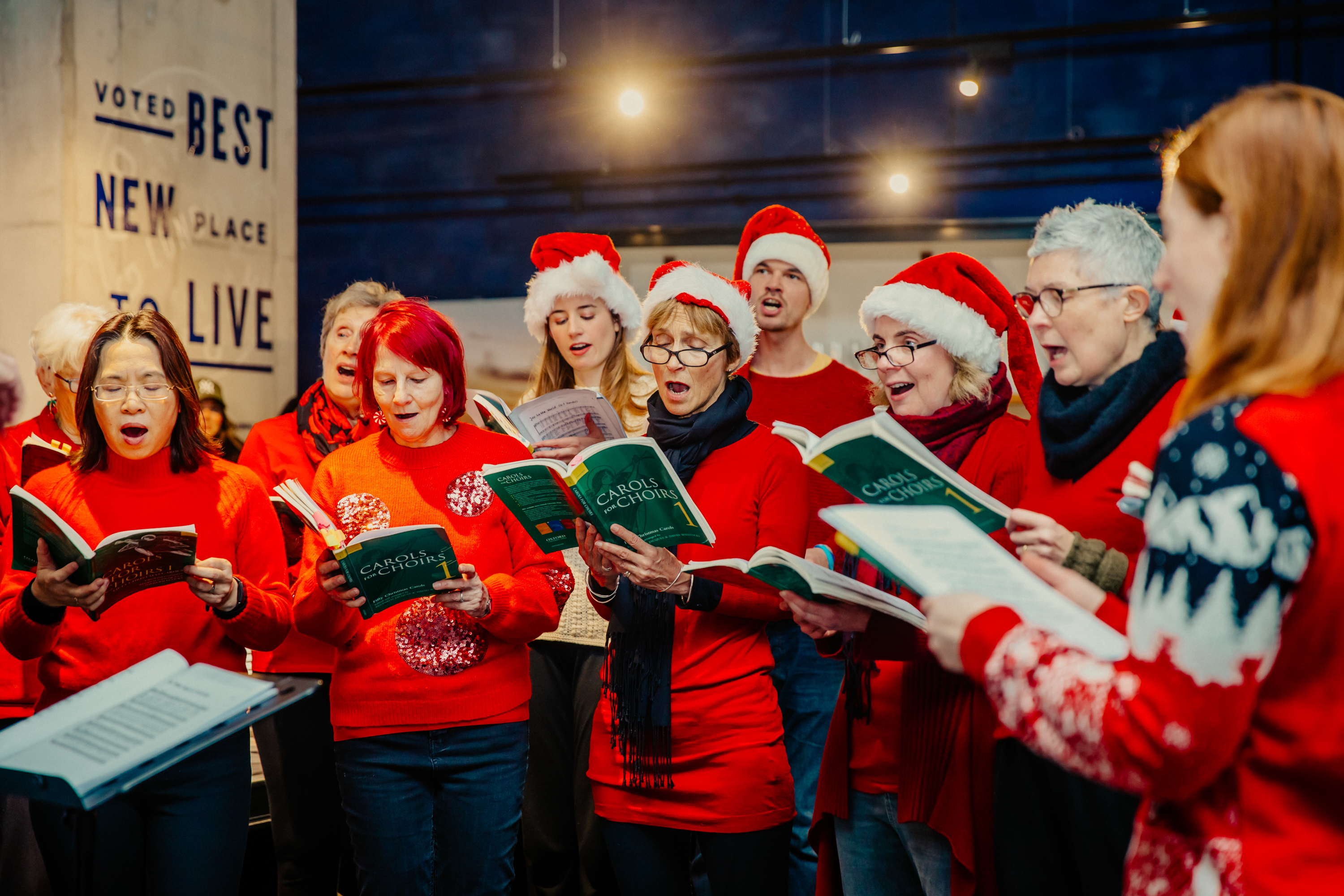 Spreading seasonal cheer in London