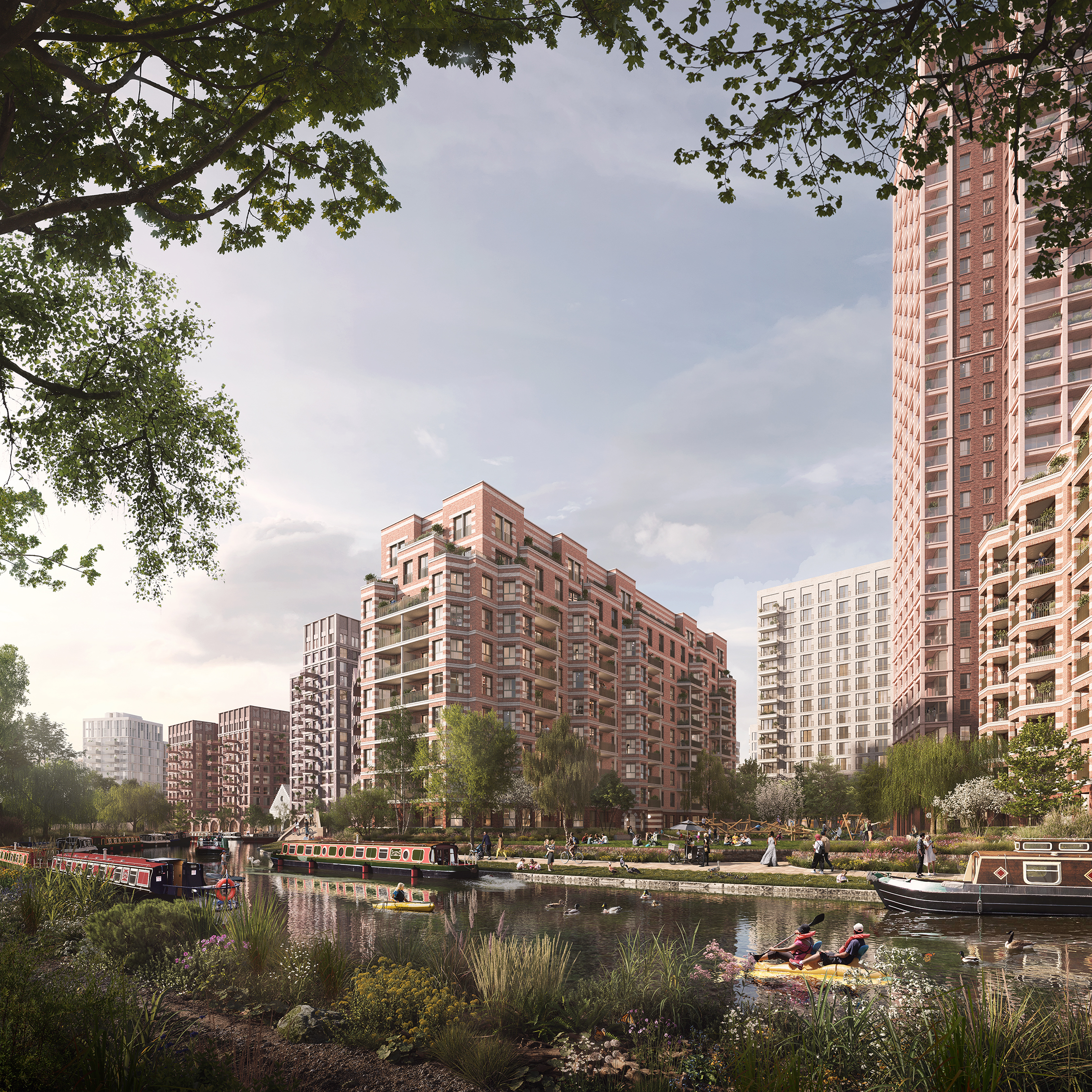 Ballymore and Sainsbury’s joint venture submits plans for major new canalside neighbourhood in Ladbroke Grove