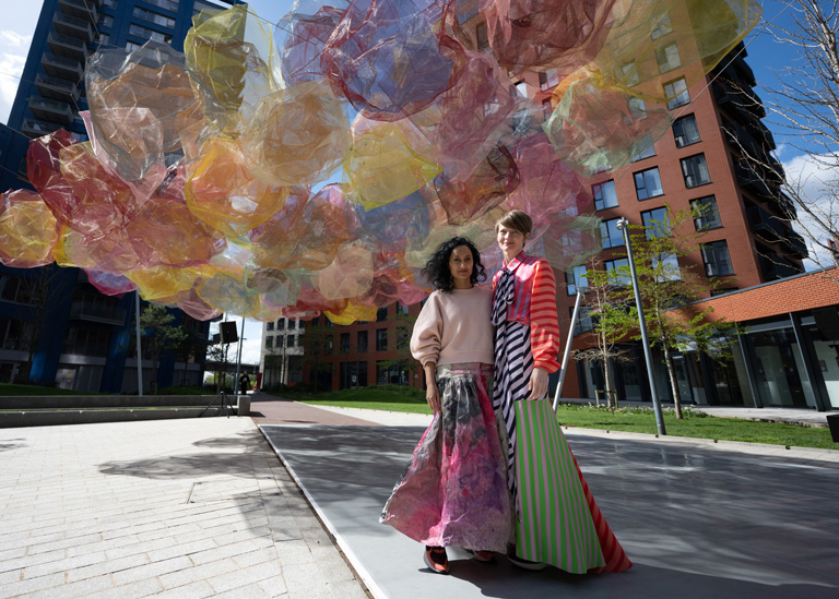 Catching colour at London City Island