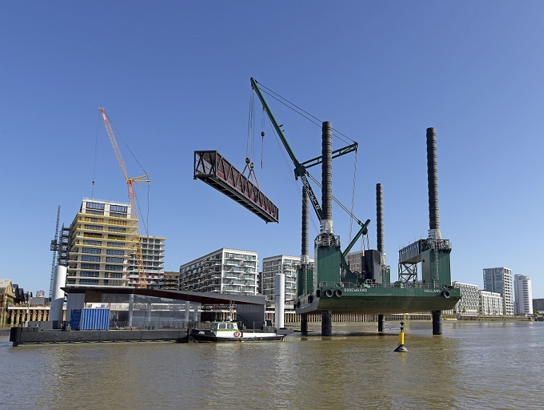 Royal Wharf Pier realises vision for sustainable travel 