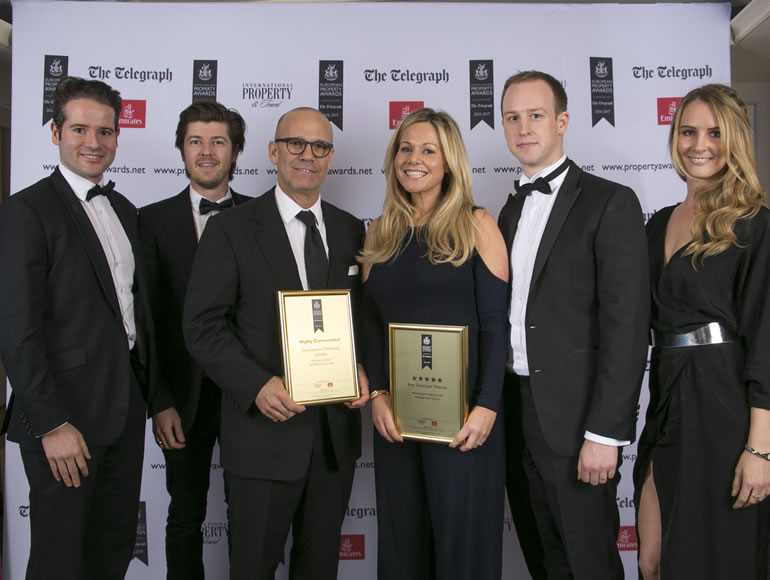 Ballymore’s website triumphs at London award ceremony