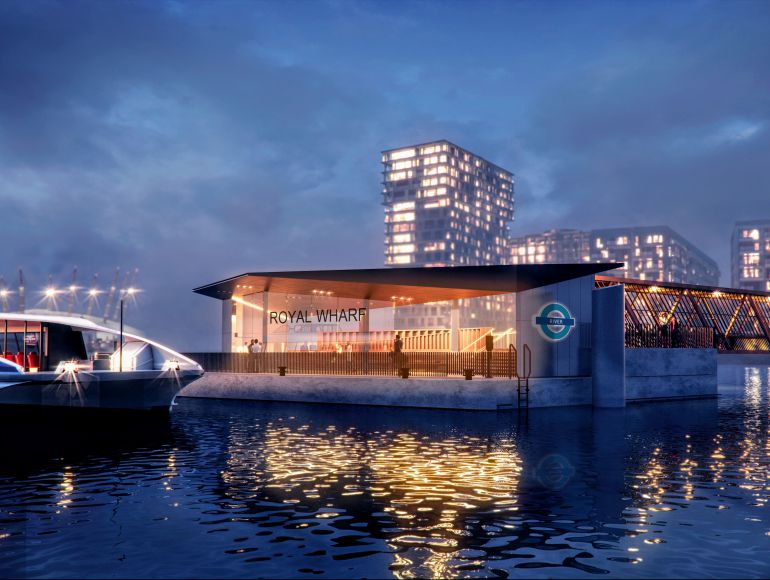 Royal Wharf Pier wins top London design award.