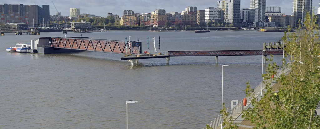 Royal Wharf Pier realises vision for sustainable travel 