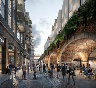 Bishopsgate Goodsyard developers submit revised plans for exemplary urban quarter in Shoreditch