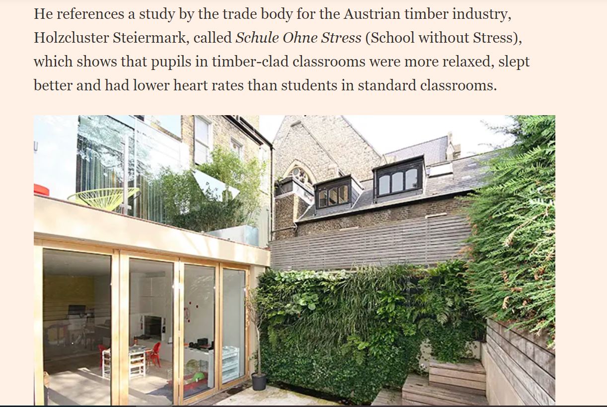 How biophilic design brings the outdoors in
