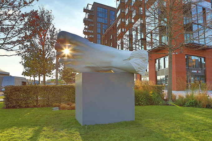 Major art commissions unveiled at Embassy Gardens: Three leading young artists bring creative flair to Nine Elms