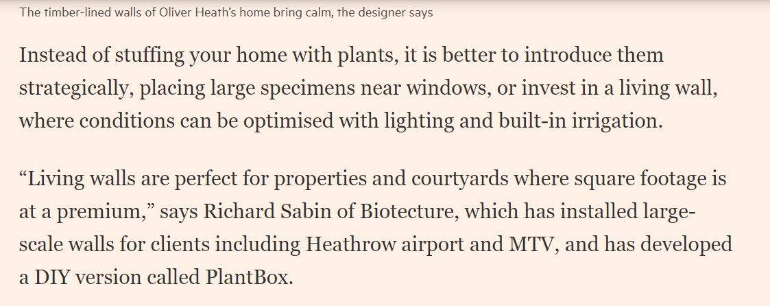 How biophilic design brings the outdoors in