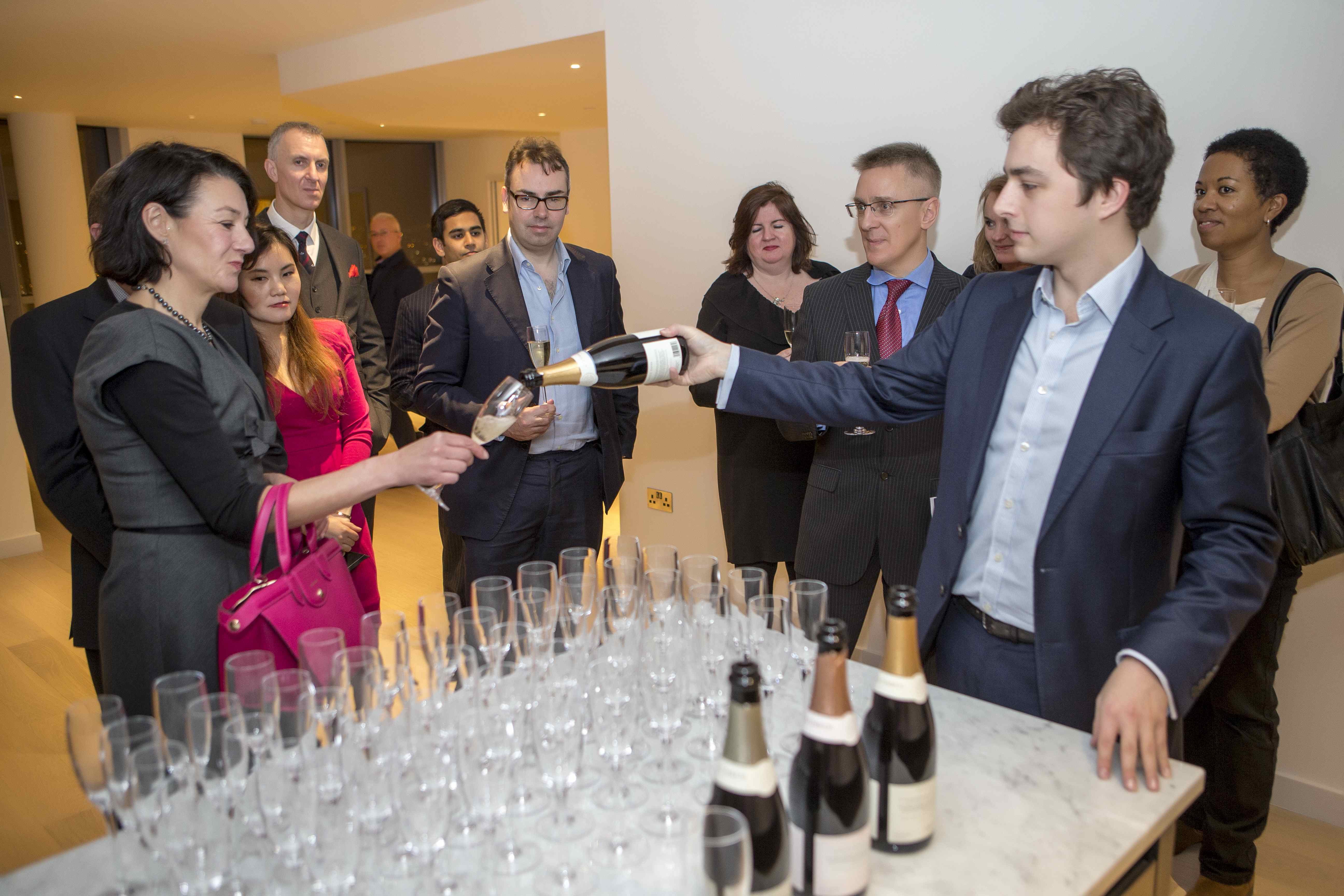 Top Three Floors tasting event with Nyetimber