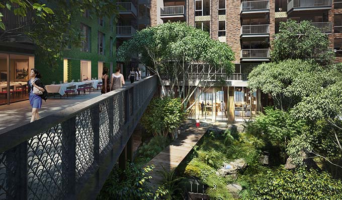 Embassy Gardens Ravine