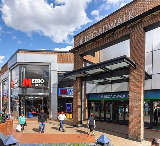 Ballymore exchanges on Broadwalk Shopping Centre, Edgware 