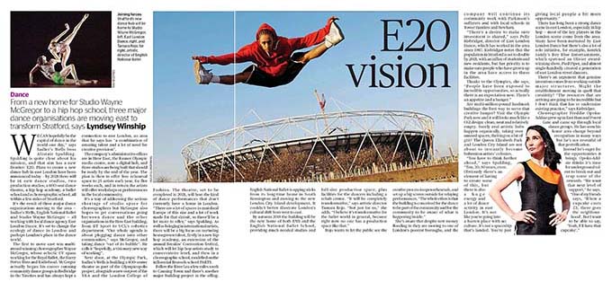 E20 Vision. London Evening Standard
