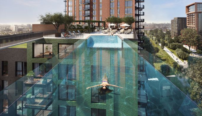 Sky pool image 4 - Embassy Gardens